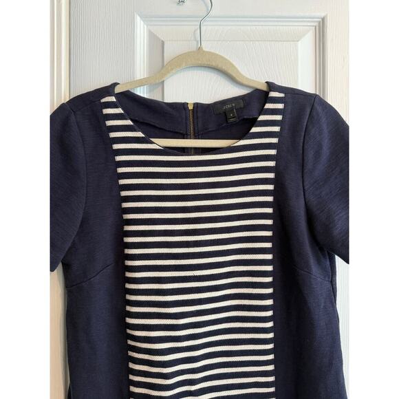 J Crew Women’s Shift Dress Navy and White Stripes size 8 - Picture 8 of 10